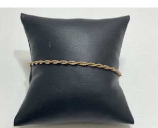 10k gold rope bracelet