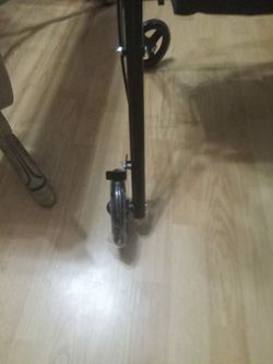 4 Wheel Walker With Hand Brakes BRAND NEW Plastic Still On Wheels