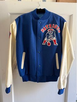 Vintage Chalk Line New England Patriots Varsity Jacket – Made in USA – Men’s Medium