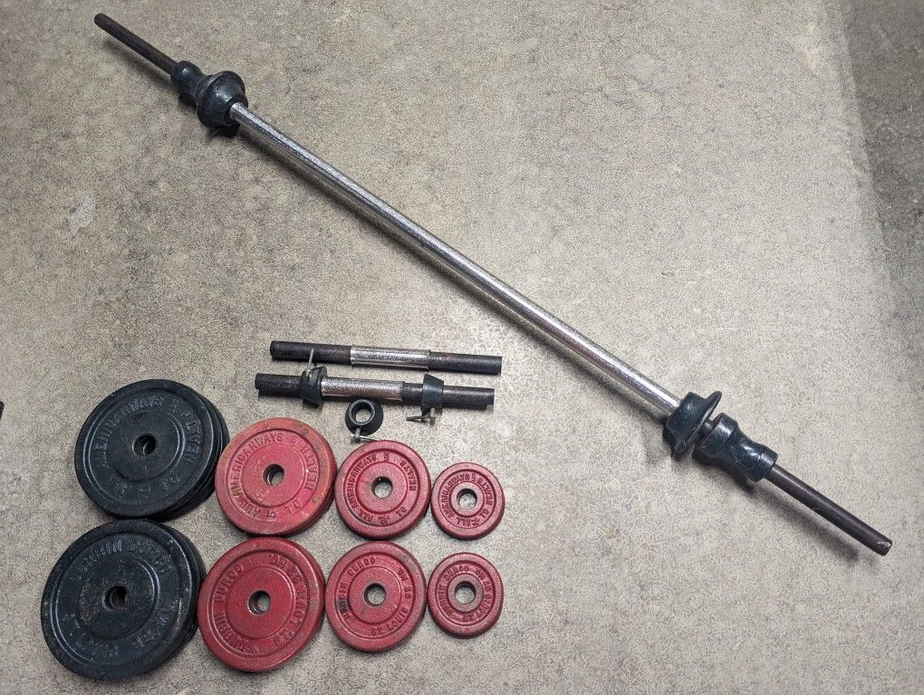 Antique/Vintage Durbin Durco Weights and Bars
