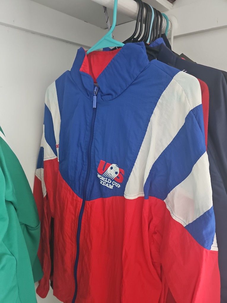 Vintage 90s Adidas USMNT Jacket Size Medium