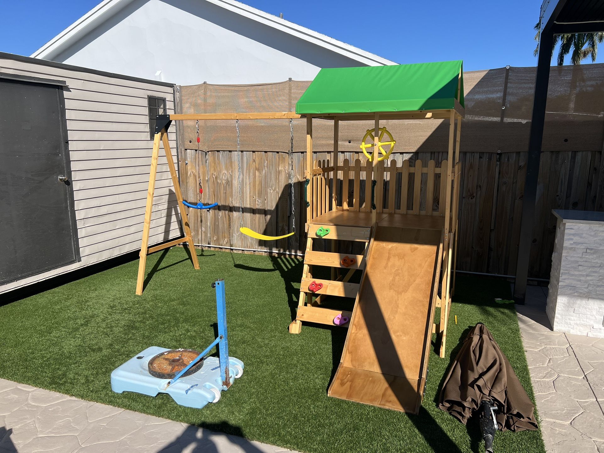 Wooden Swing Set 