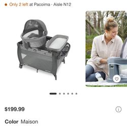 Graco Pack ‘n Play Travel Dome LX And Baby Mobile Activity Center 