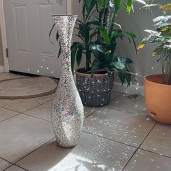 Glass Mosaic Flower Vase 