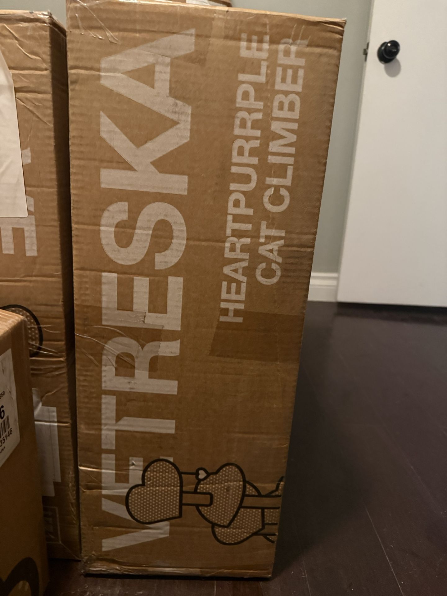 40 inches Cat Tree for Indoor Cats, Multi Level Cat Tower with Cat Scratching Post, Cute Cat Climbing Tree with Dangling Toy for Cats, Purple