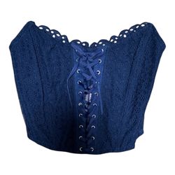 Victoria’s Secret Lace Up Corset S DD NEW With Tags