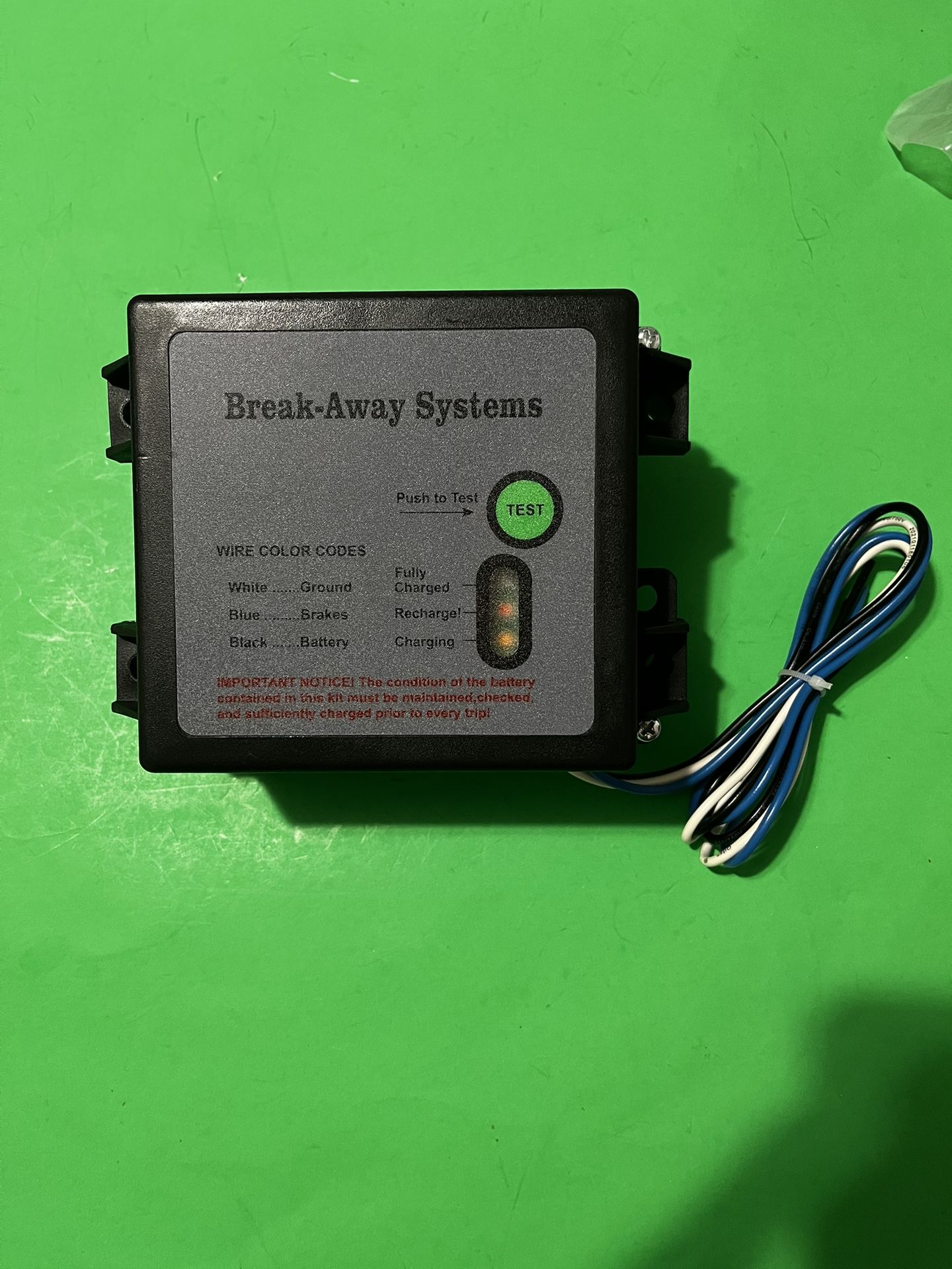Trailer Break Away Engager SM Breakaway System 12v READ