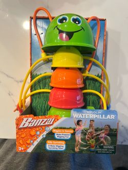 New Banzai Wigglin’ Waterpillar Kids Sprinkler Toy