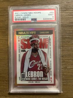 Lebron James 2021 SLAM PSA 9