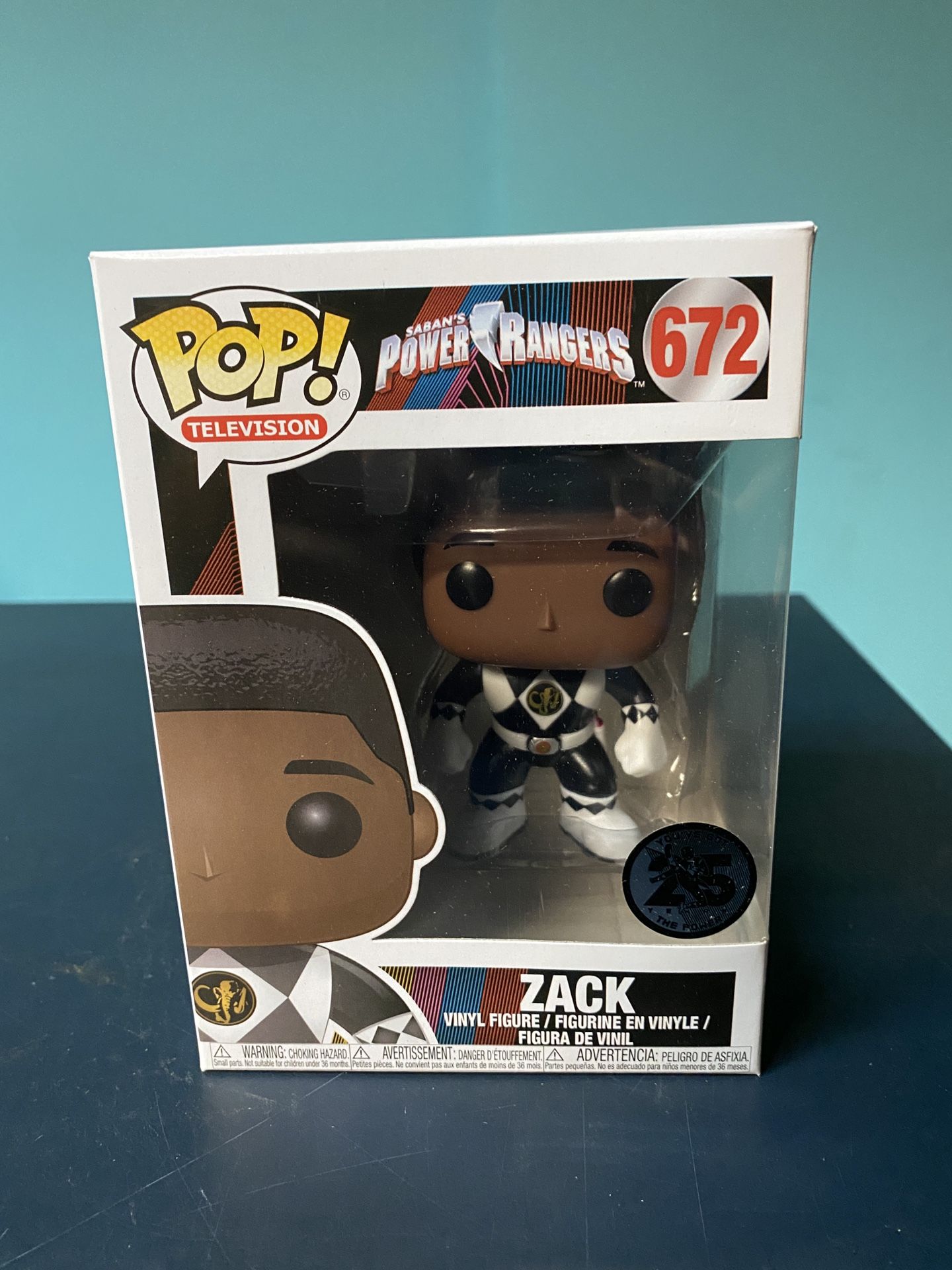 Zack funko pop black power ranger