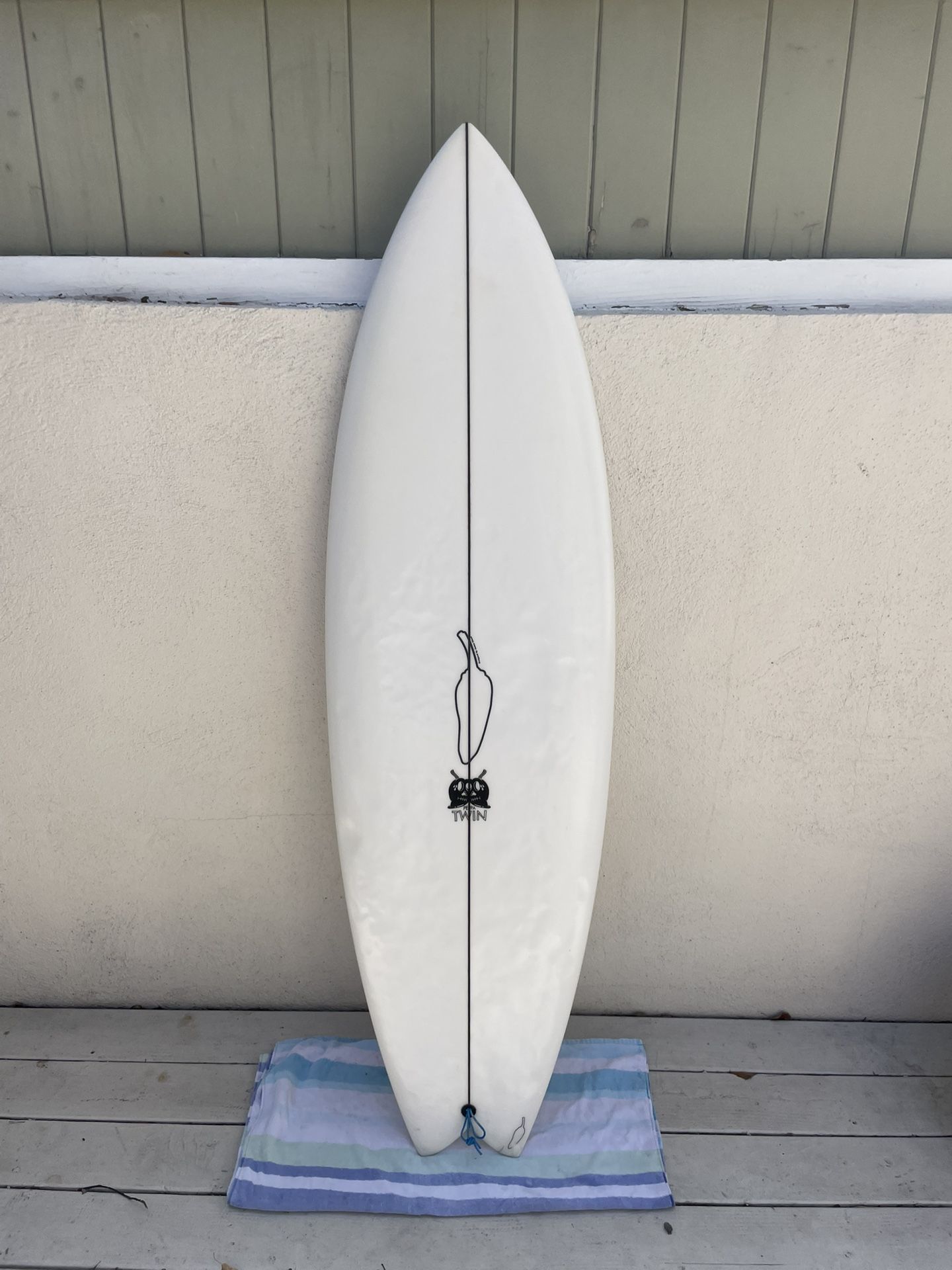 Chili Peppatwin Twin Fin Surfboard