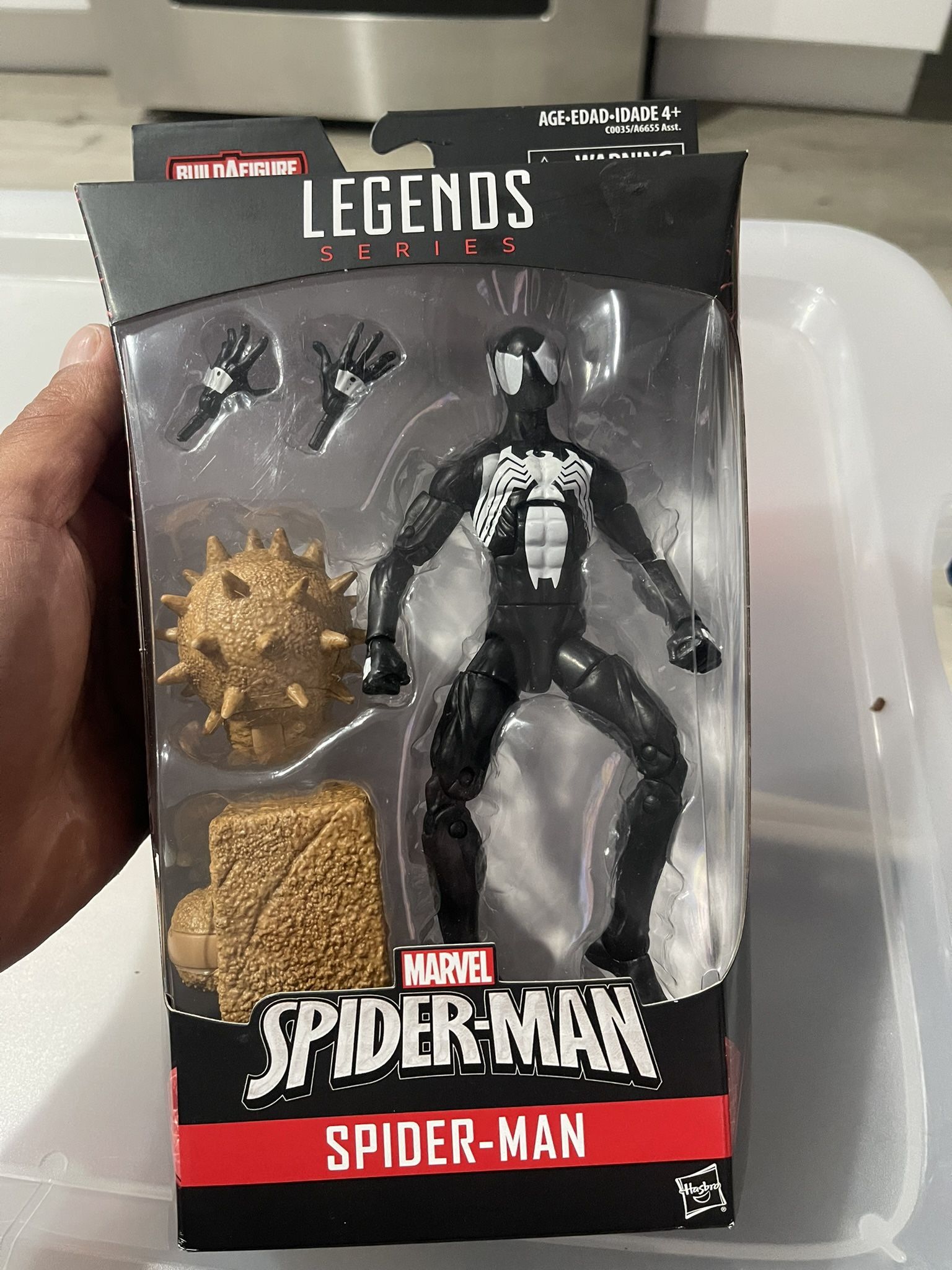 Marvel Legends Black Spiderman Action Figure