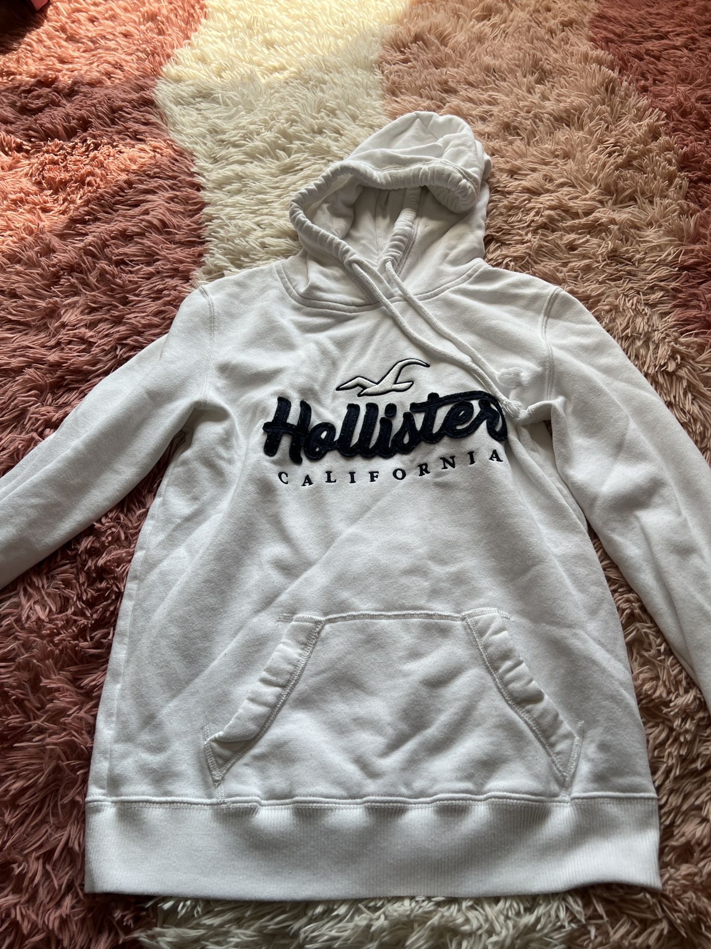 Hollister White Hoodie