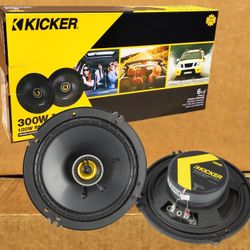 🚨 BLACK FRIDAY 🚨 Kicker Car Speakers Set CSC650 2-Way 6 1/2" Coaxial 300 Watts 46CSC654 🚨 Payment Options Available 🚨 
