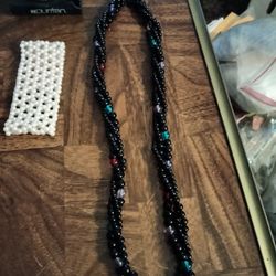 Black Multi Color Necklace $10 o.b.o.