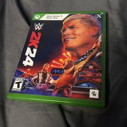 WWE 2k24 Xbox Disc