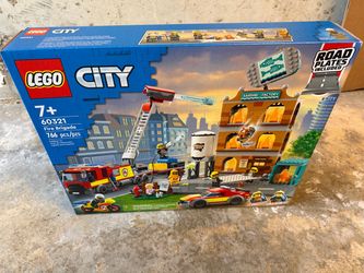 LEGO City Fire Brigade 60321 — Brand New Sealed (766 pcs)