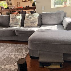 Ashley Modern Couch With 4 Pillows