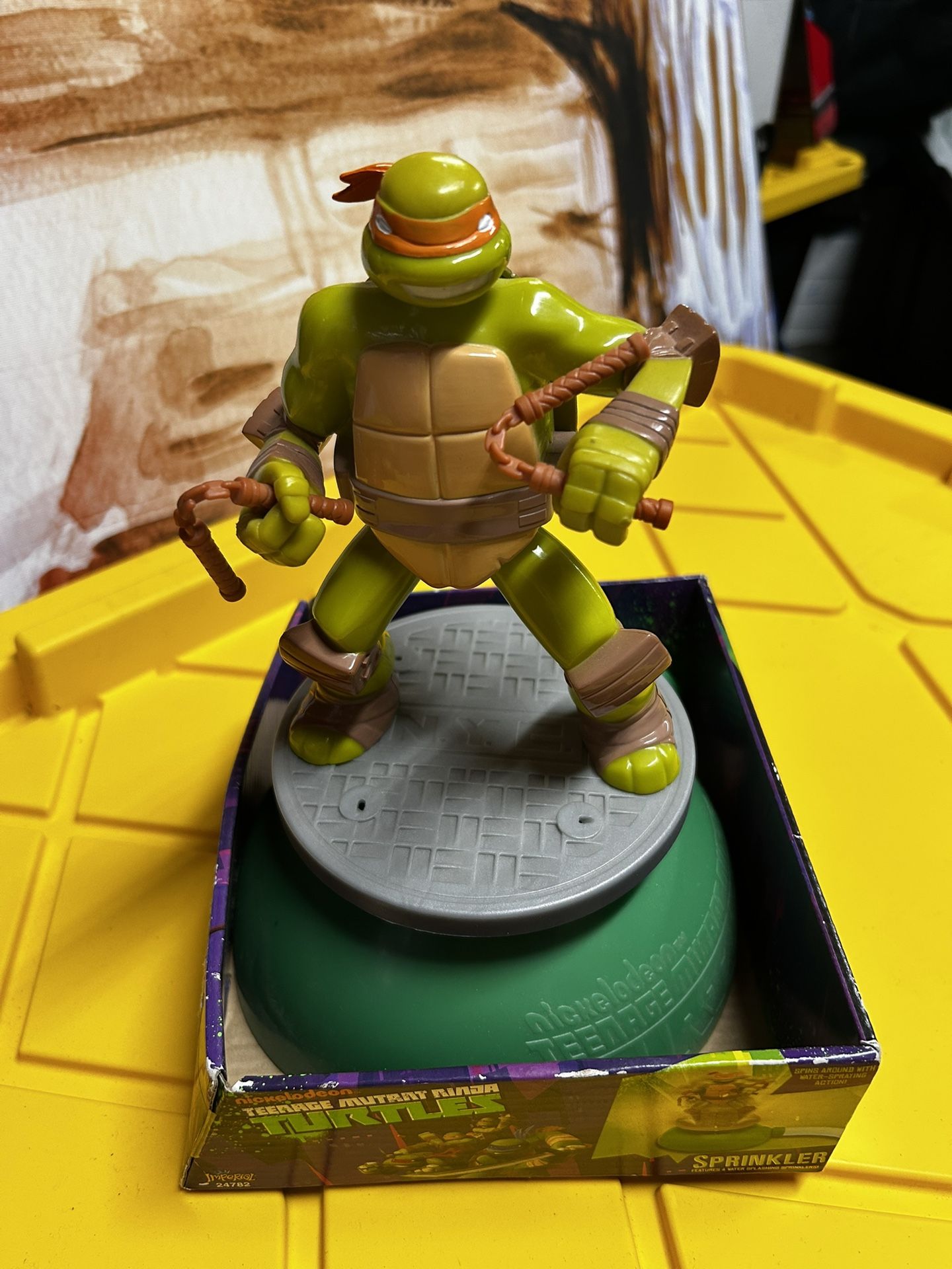 Teenage Mutant Ninja Turtles Water Sprinkler for Kids, Toddler Outdoor Toy