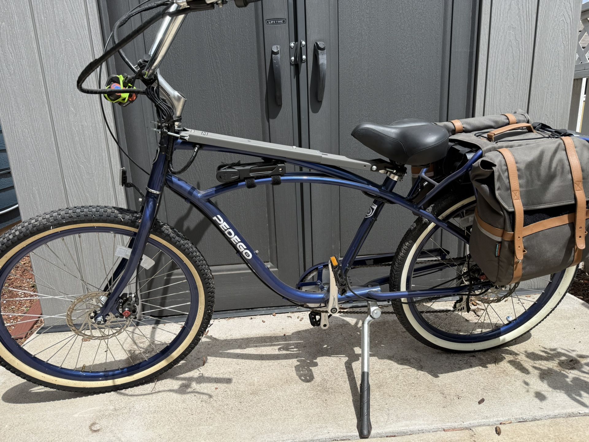 2019 Pedego Comfort Cruiser Electric Bike Blue Great Shape!