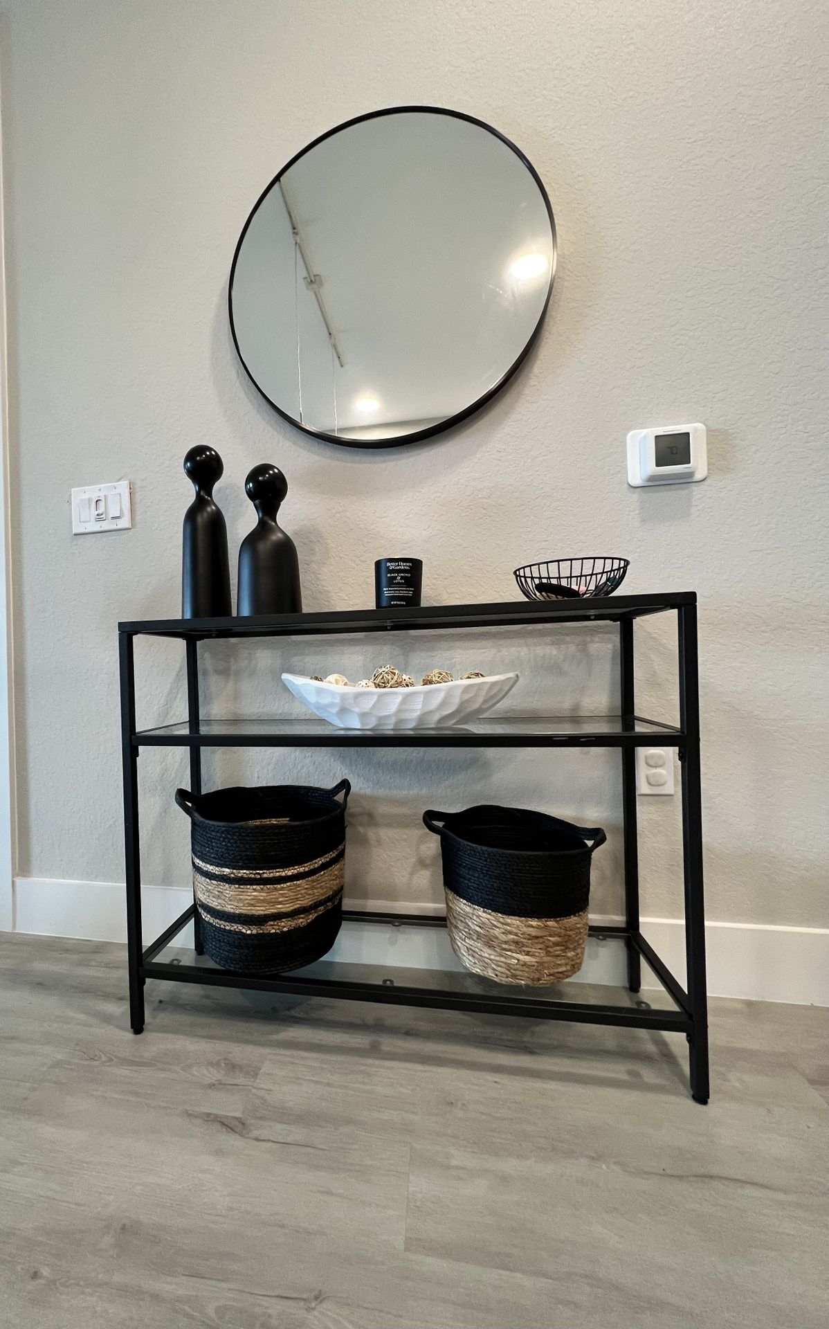 Black entry table
