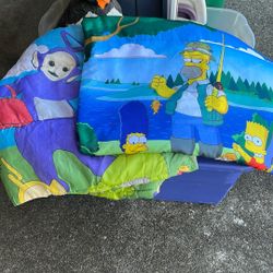 Telly Tubby And The Simpsons Kid Sleeping Bags