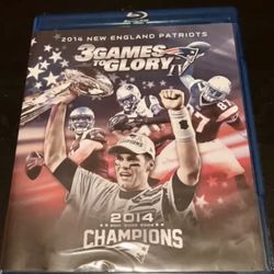 New England Patriots 2014 3 Games to Glory IV Blu-ray