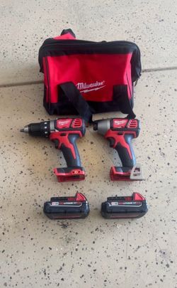 M18 Hammer and Impact Drill Combo Set