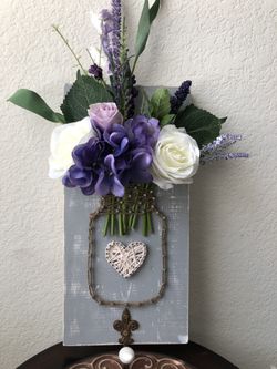 MasonJar Spring Art Key Holder