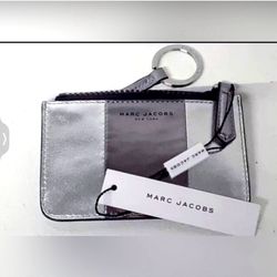 NWT $165 Marc Jacob’s Metallic Stripe Pouch