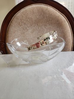 "Lenox" Glass Basket 