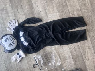 Kids Bendy and the Ink Machine Halloween Costume Set with Mask & Gloves