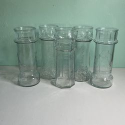Vintage Red Lobster Lighthouse Glasses