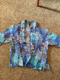Mirasol Floral Sheer Top