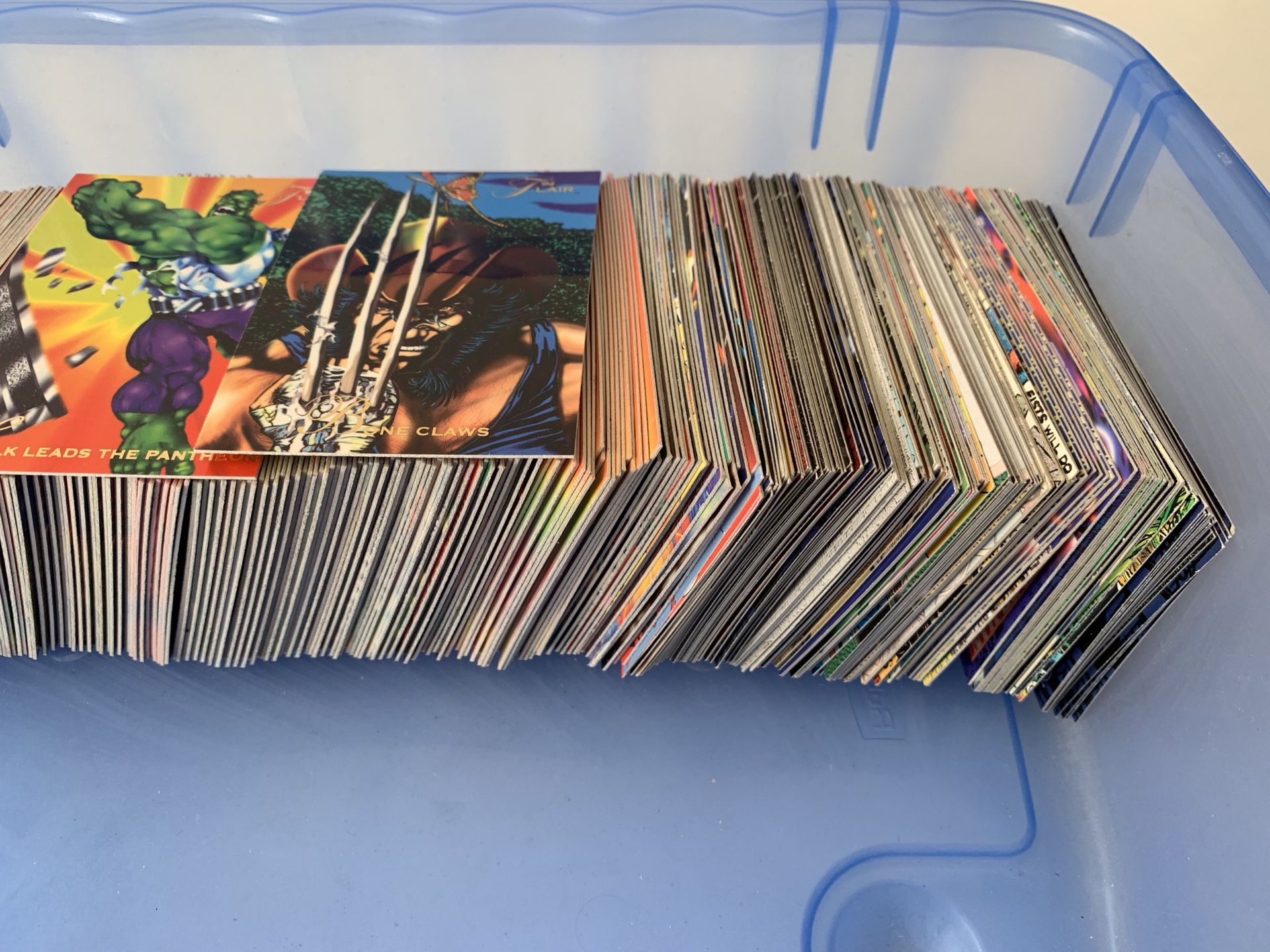 1990s Marvel Cards, Marvel Materpieces, Fleer Ultra etc