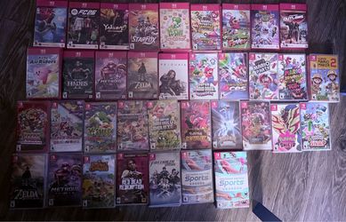 Nintendo switch 1 & 2 games + accessories ( see prices )