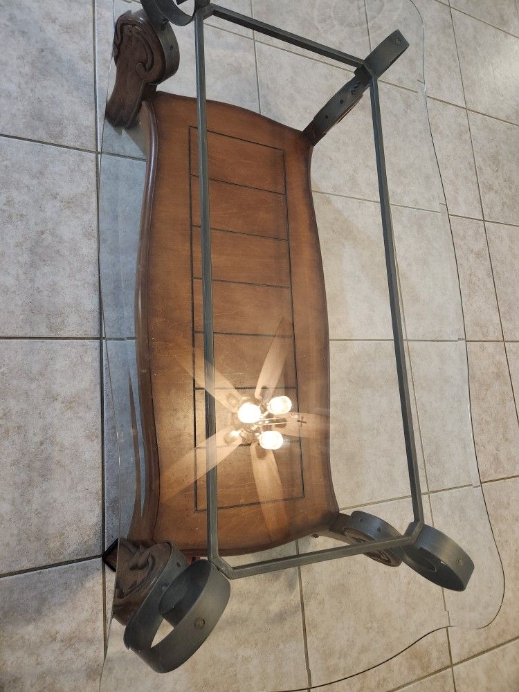 Coffee Table With Two End Tables