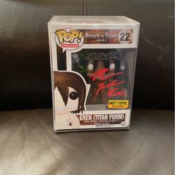Attack On Titan Funko Pop Sign