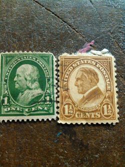 Two 1cent stamps