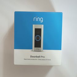 Ring Video Doorbell Pro , Video
Doorbell (Wired- Satin Nickel)
(NEW)