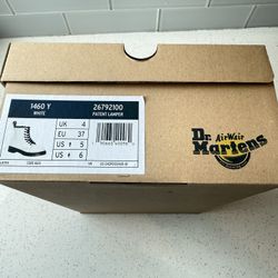 Dr Martens 1460 Y Boots White Women’s/Girls