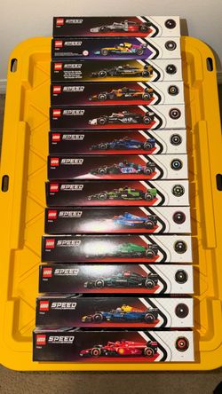 LEGO Speed Champions F1 Set Collection (13 Boxes)