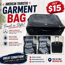 🧳 American Tourister Rolling Garment Bag