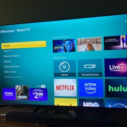 Tv  4k Hisense 65 Inch Smart Tv Roku Tv Home Television Roku Tv With Remote MAKE AN OFFER!