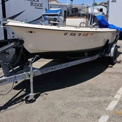 17ft Key West Sportsman 1720 Center Console  W 60 Hp Merc 4 Stroke