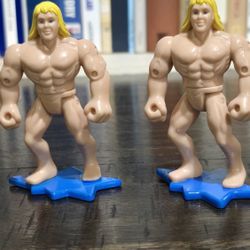 1998 KABLAM! THE FLESH Burger King Viacom NICKELODEON Twist Action Toy Kids Boys Room Vintage