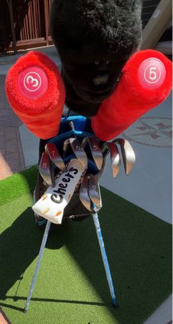 Complete set : Ping Eye 2 Blue Dot irons 3-PW, #1 Milled Anser putter, Callaway X Driver 5 & 3 woods