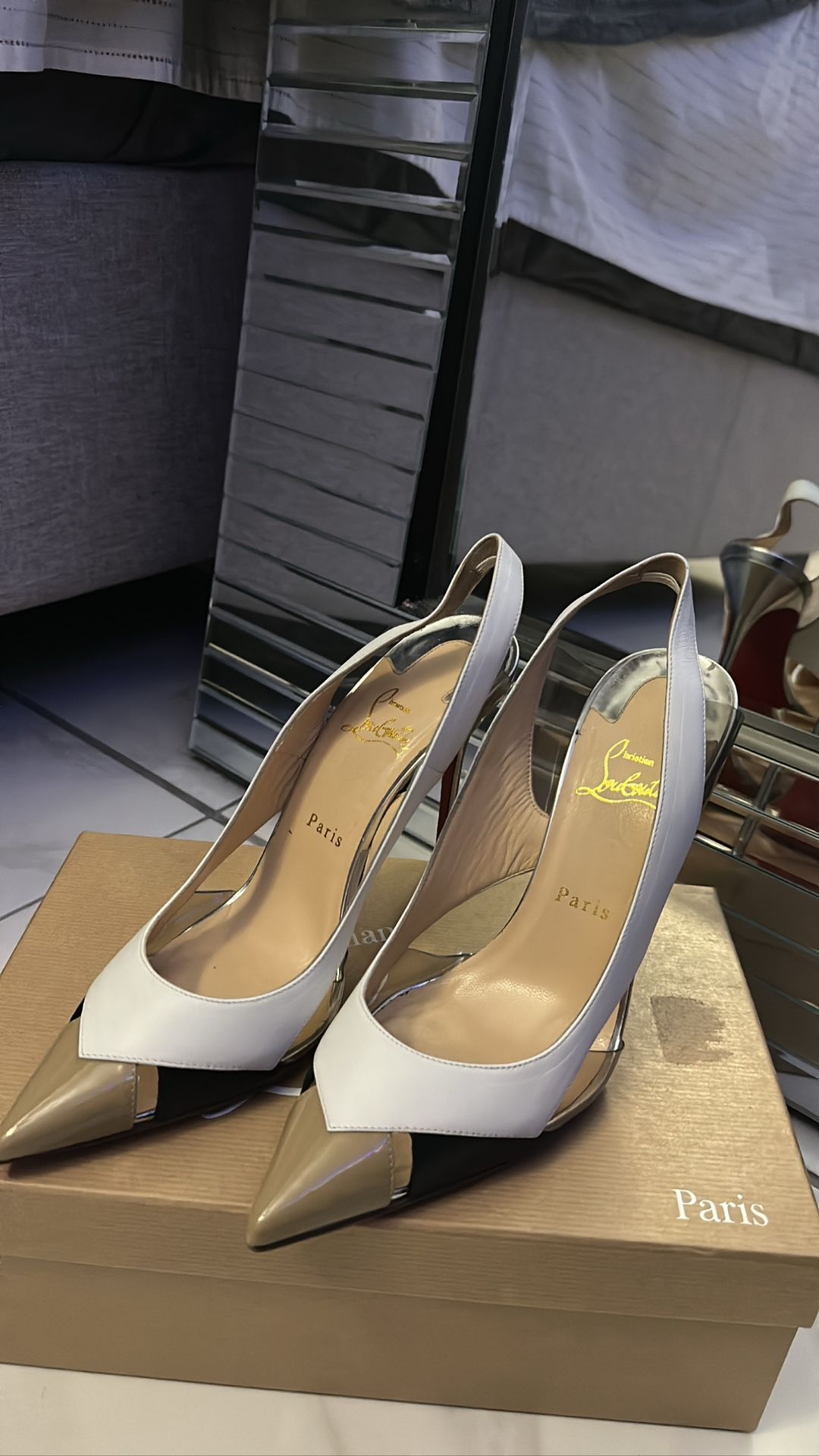 Slingback Christian Louboutin Heels 