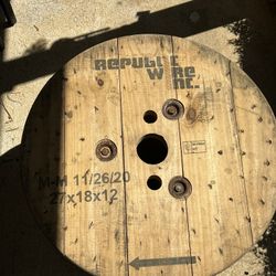 Wooden Spool