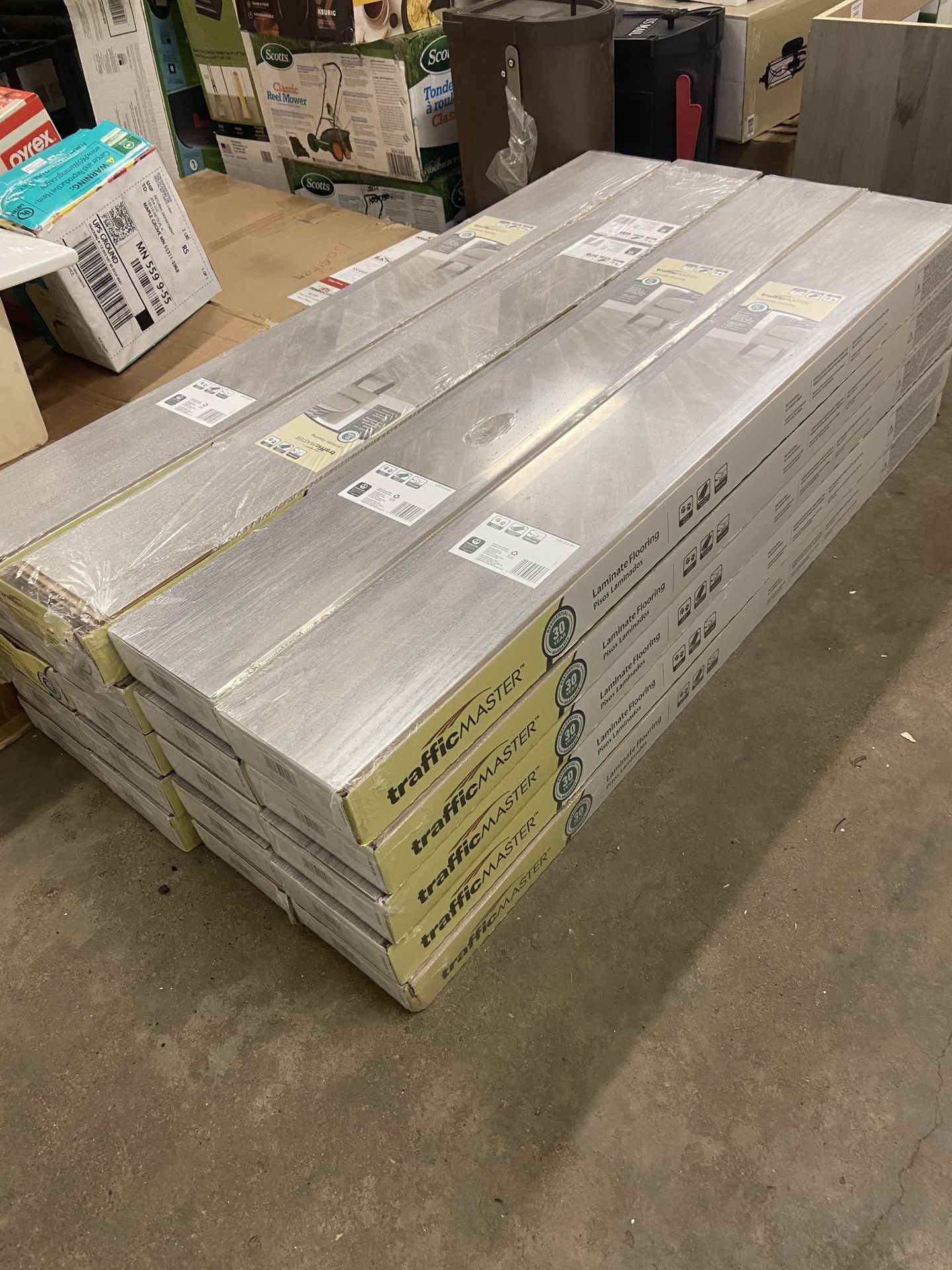 39 Cases of Laminate Wood Flooring